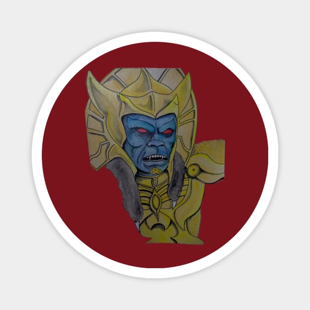 Goldar Magnet by ArtofJesseCobb